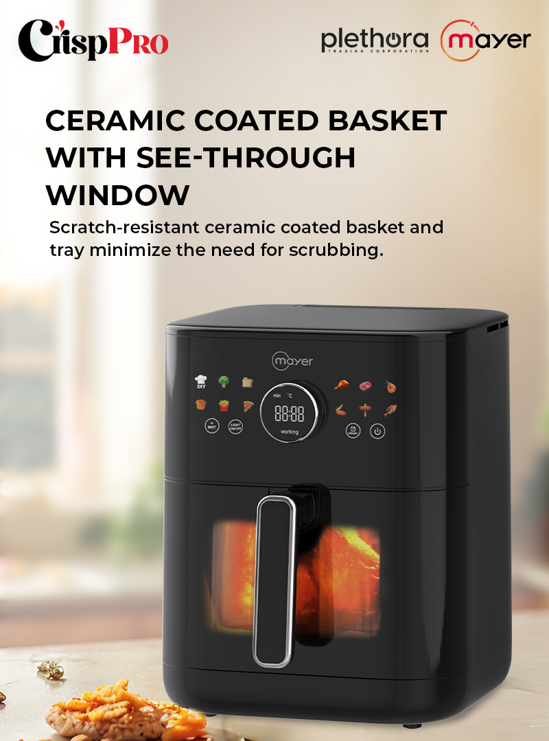 Double Heating Air Fryer with Mist