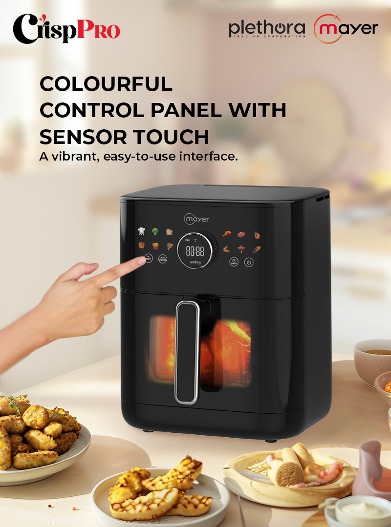 Double Heating Air Fryer with Mist