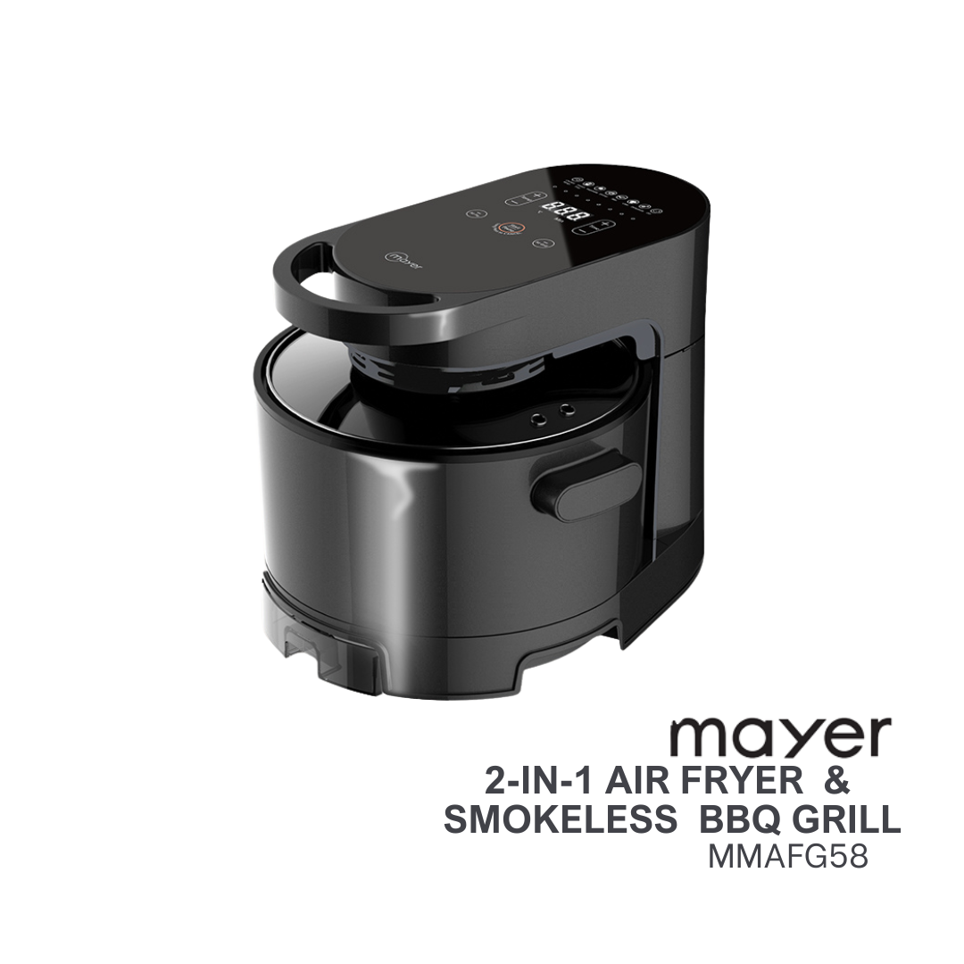 2 in 1 Air Fryer And Smokeless BBQ Grill