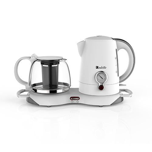 ODETTE Electric Kettle 1.0L with Warmer plate