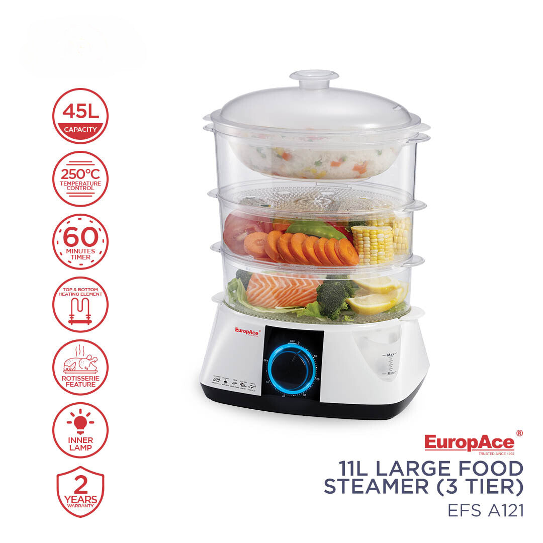 EUROPACE Food Steamer 11L