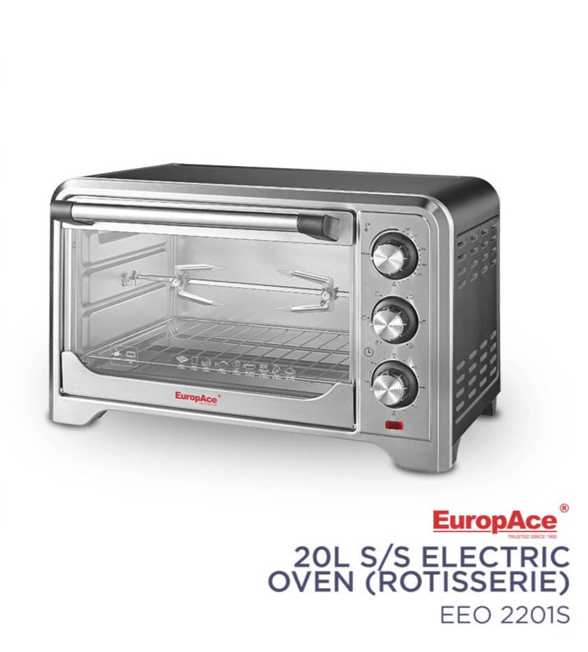 EUROPACE Electric Oven with Rotisserie 20L