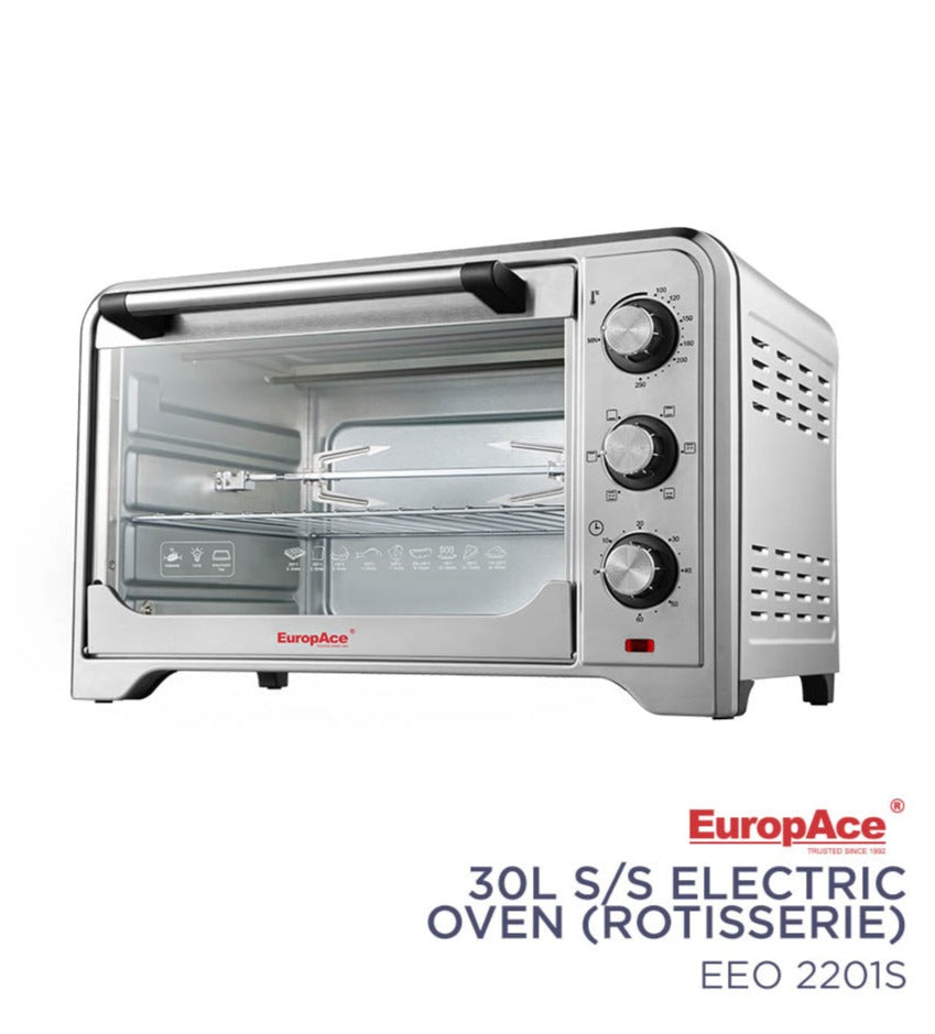 EUROPACE Electric Oven with Rotisserie 30L