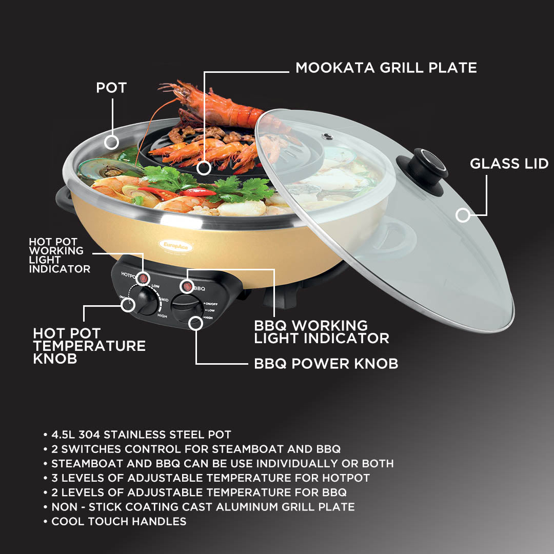 EUROPACE Steamboat Mookata 4.0L