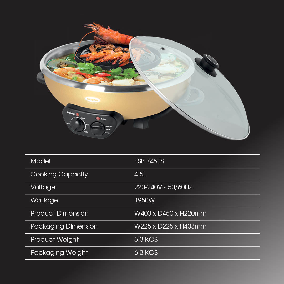 EUROPACE Steamboat Mookata 4.0L