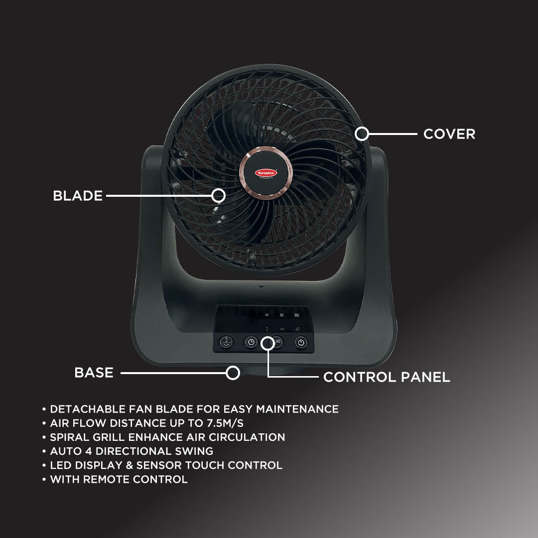 EUROPACE Fan -Turbine AC Motor 9"