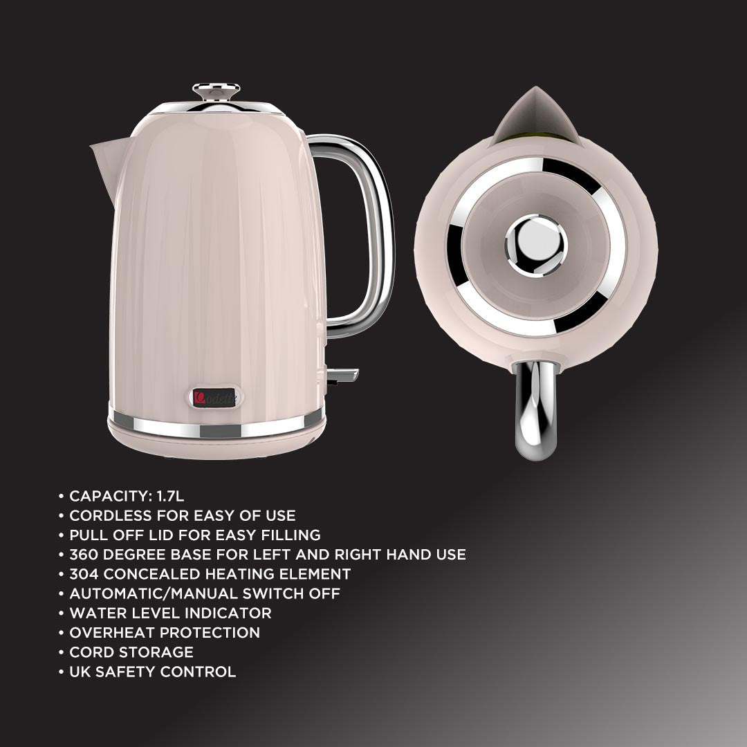 ODETTE ELECTRIC KETTLE 1.7L - WK8512 PINK