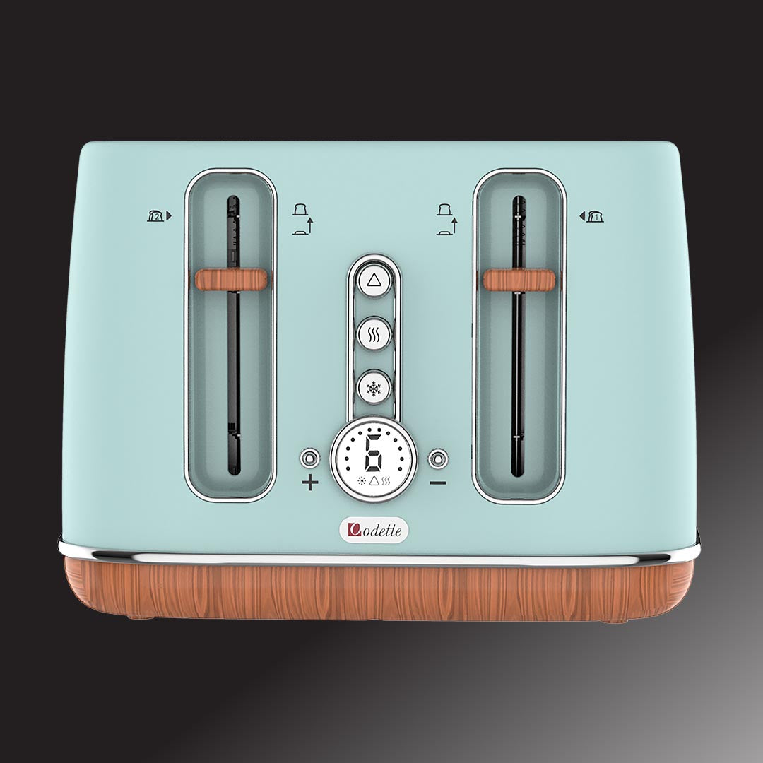 Odette 4 Slice Bread Toaster - T3209BE Light Green