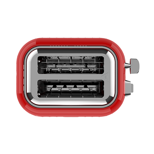 ODETTE 2 Slice Bread Toaster - T382C Red